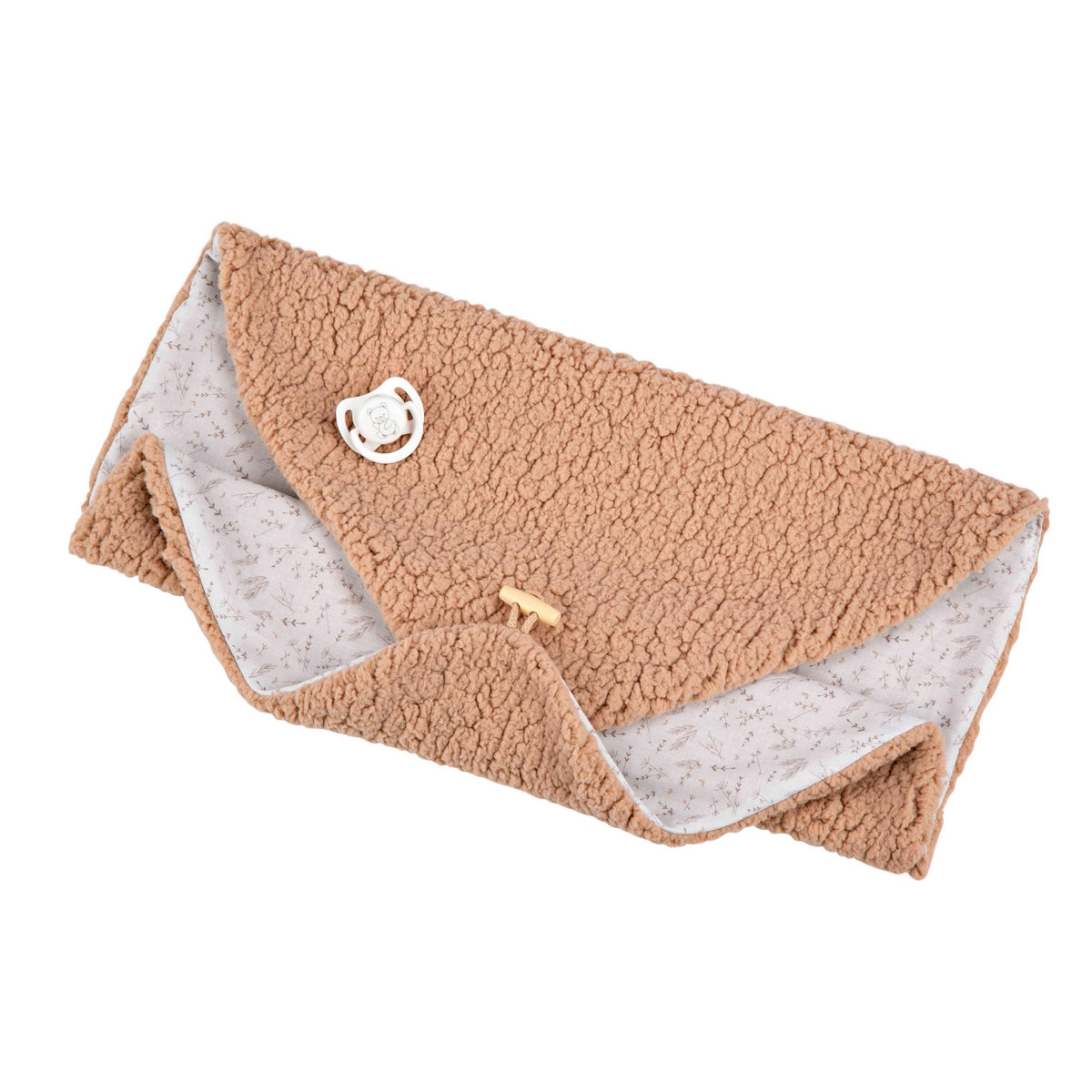 Muñeco De Peso Elegance Babyto Marron Con Manta 35 Cm Arias