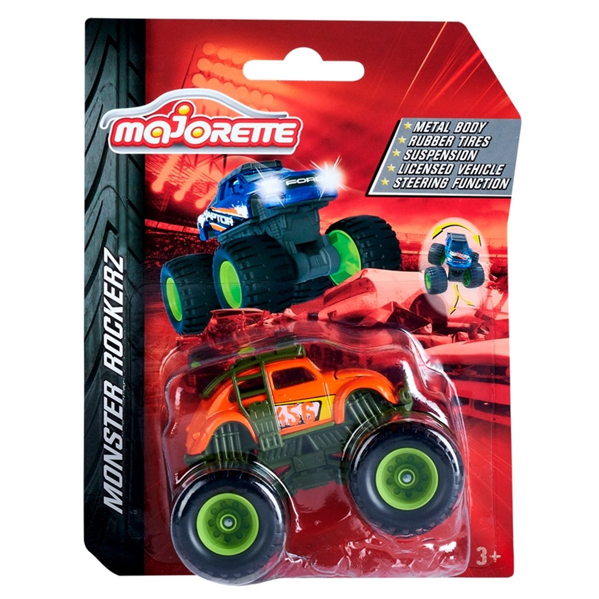 4 X 4 Rockerz Majorette - Rojo