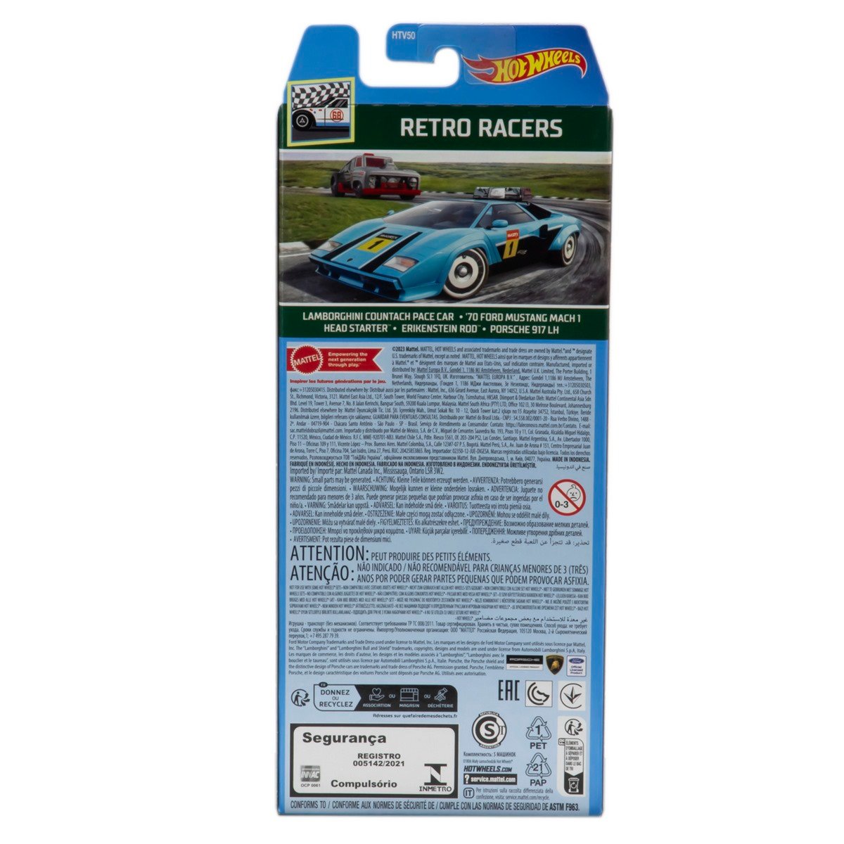 Pack 5 Autos Basicos Hotwheels - Retro Racers