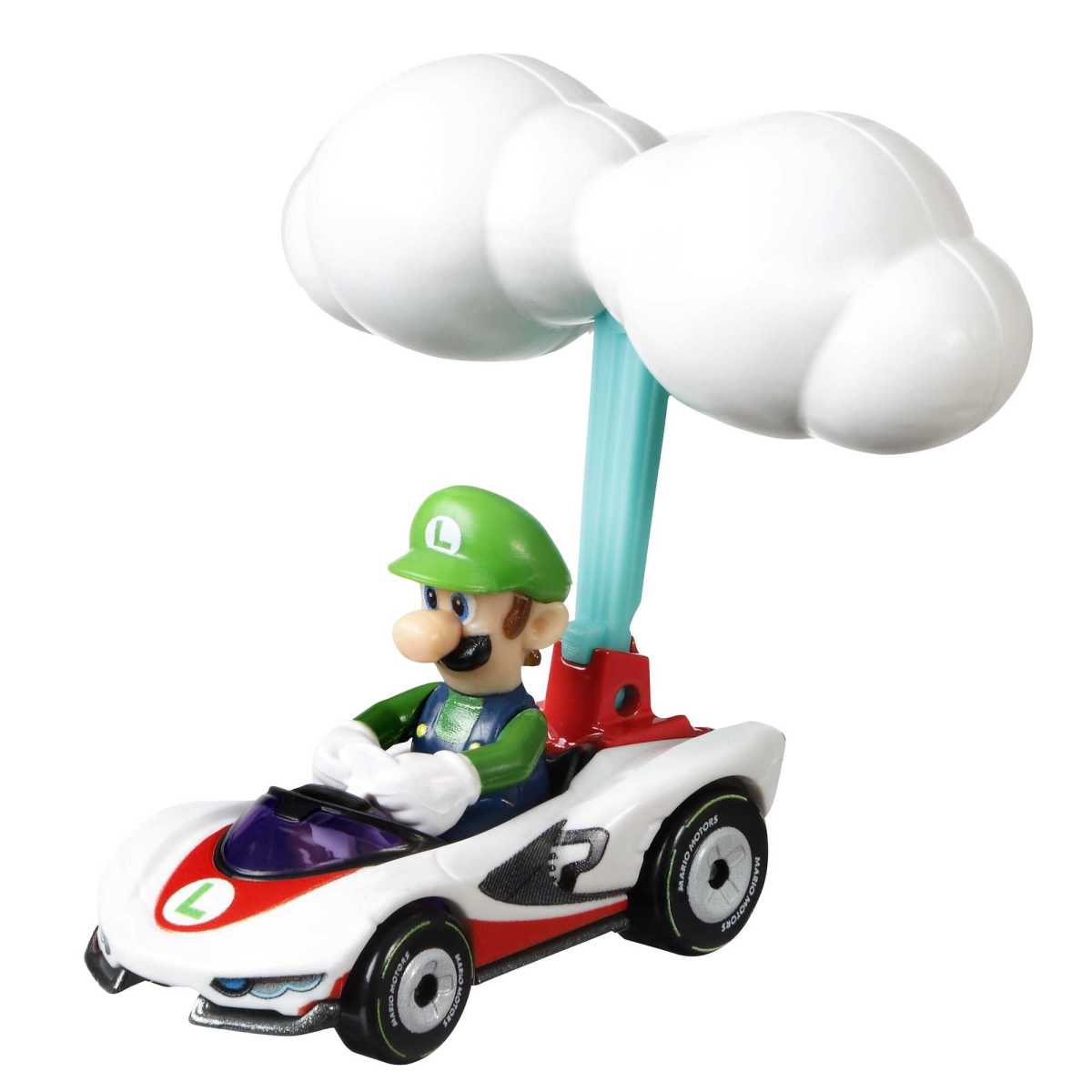 Hot Wheels Personajes Con Glider Sorpresa - Luigi