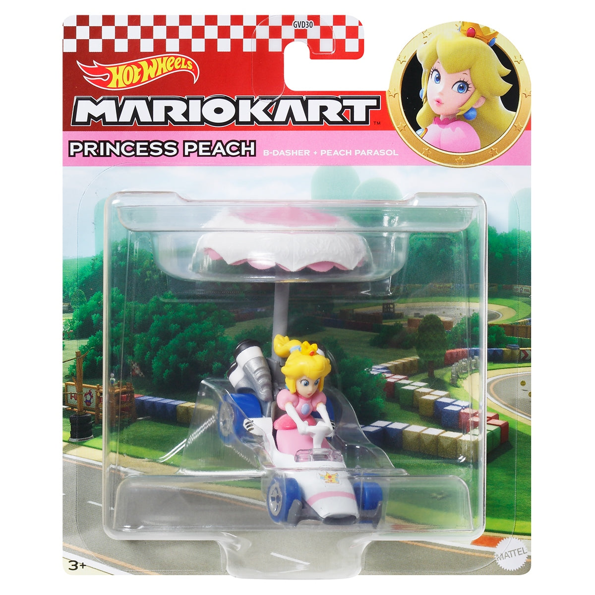 Hot Wheels Personajes Con Glider Sorpresa - Princess Peach