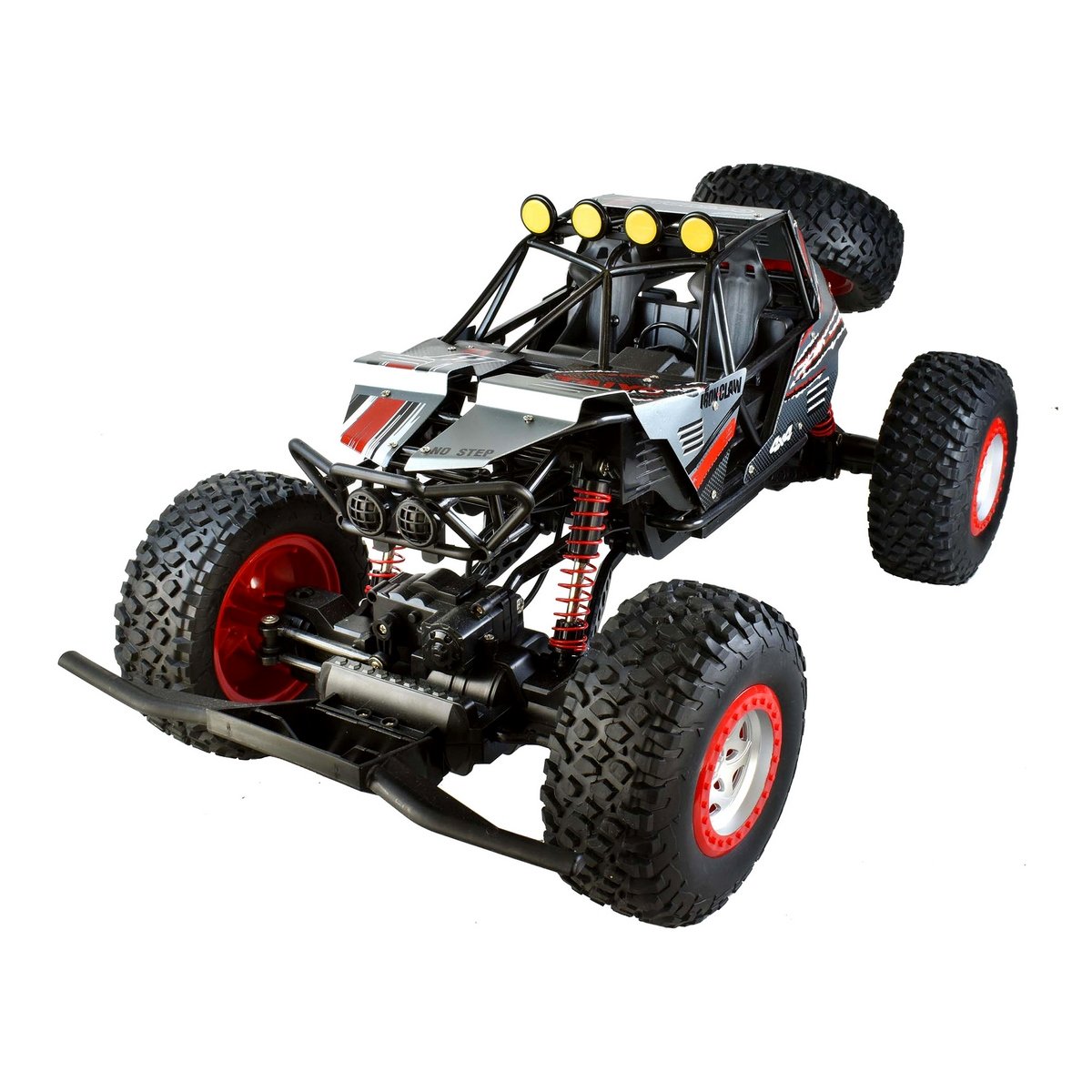 Buggy Radio Controlado Iron Claw 4Wd Escala 1:8 Con Batería Litio Taiyo Rojo