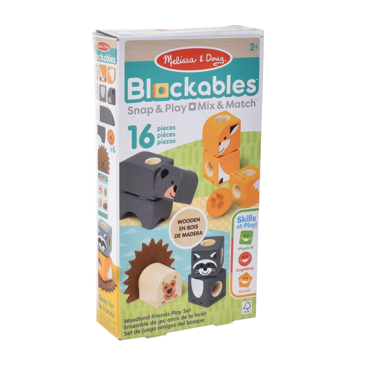 Set De Bloques Animales Del Bosque  Melissa And Doug
