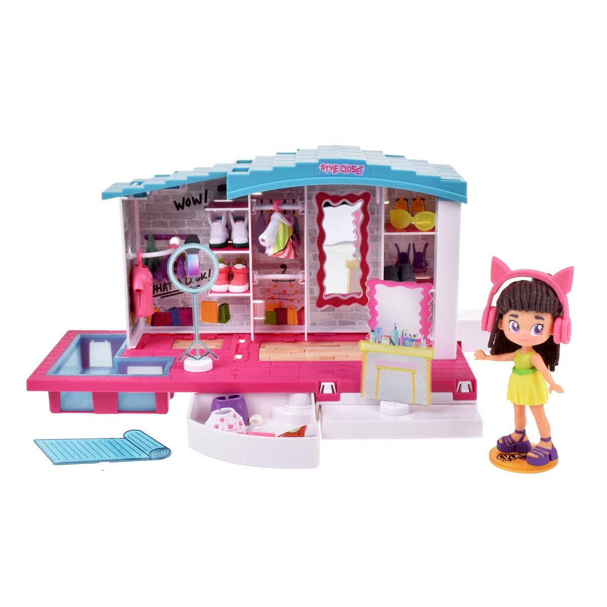 Playset Closet Estiloso y Muñeca 11 cm Pinypon Top
