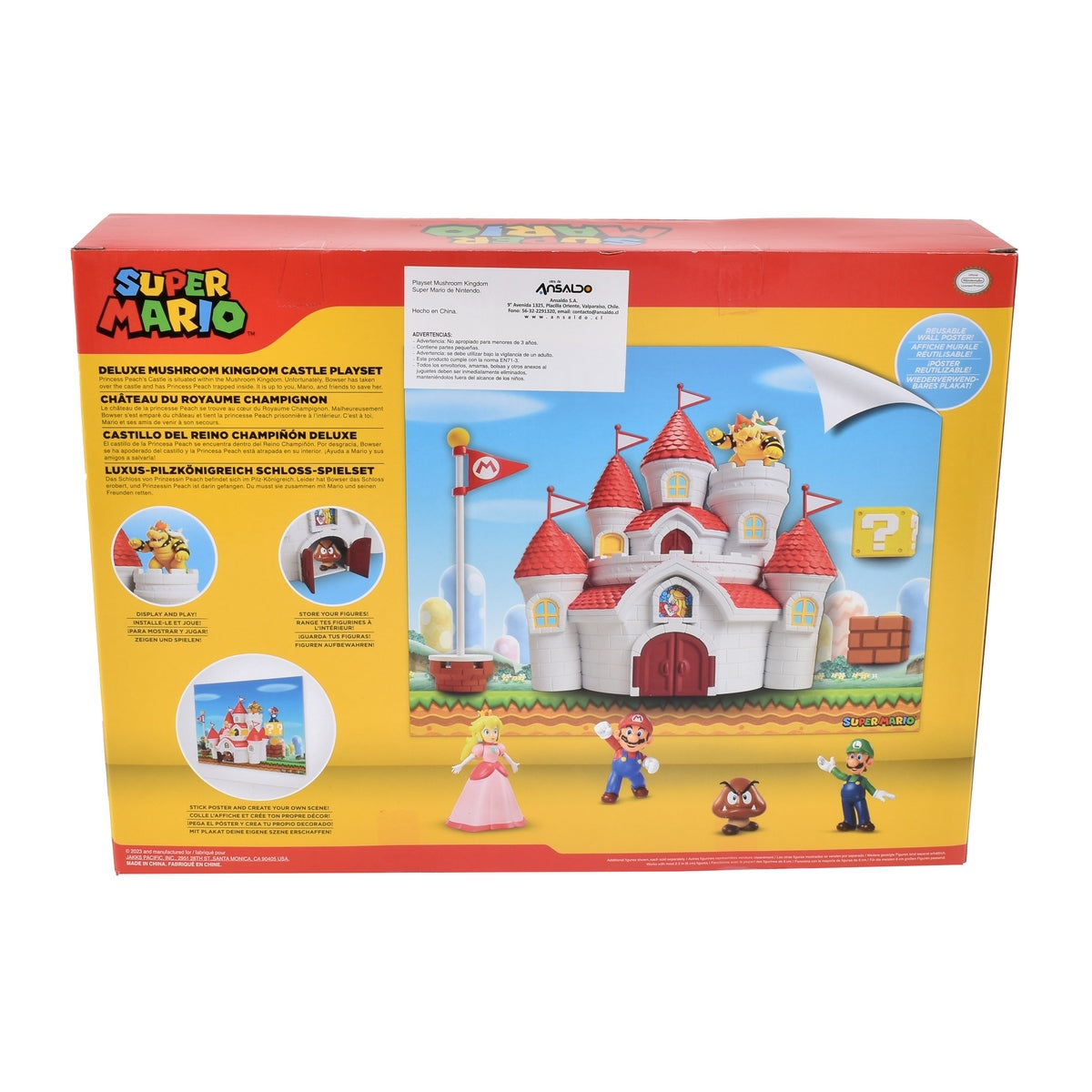 Playset Mushroom Kingdom Super Mario De Nintendo