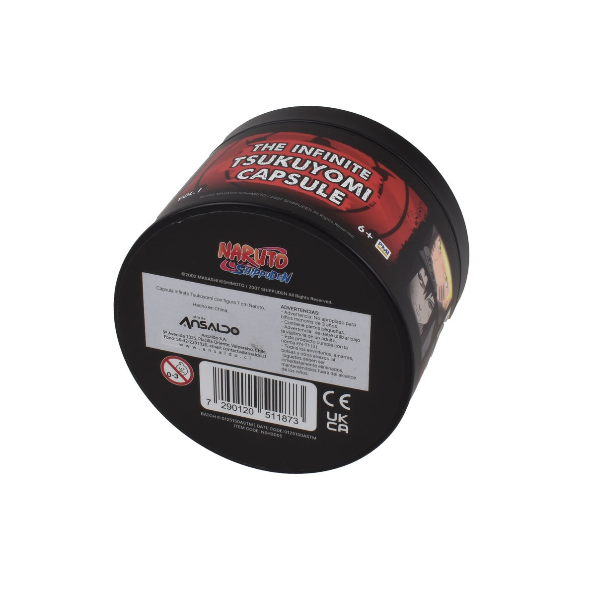 Cápsula Infinite Tsukoyomi con Figura 7 cm Naruto