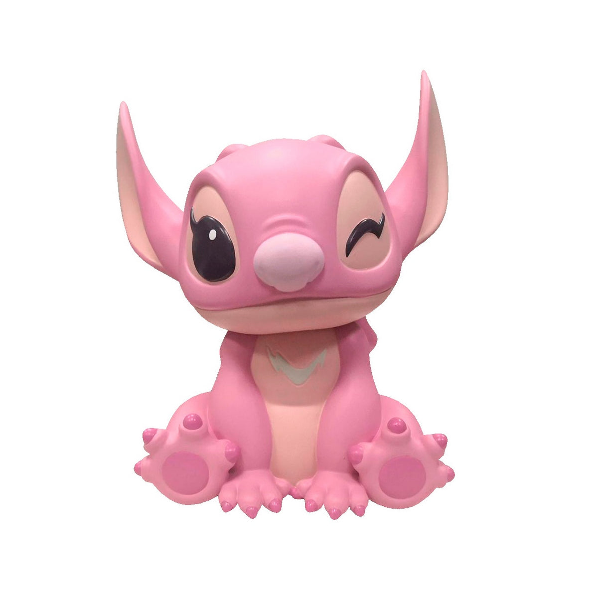 Figura Alcancía Stitch 15 Cms - Rosa