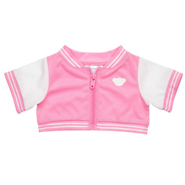 Chaqueta Universitaria Rosa Build-A-Bear
