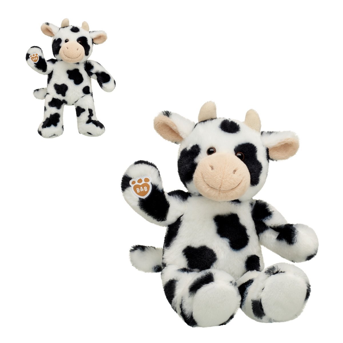 Peluche Vaca Blanca Build-A-Bear