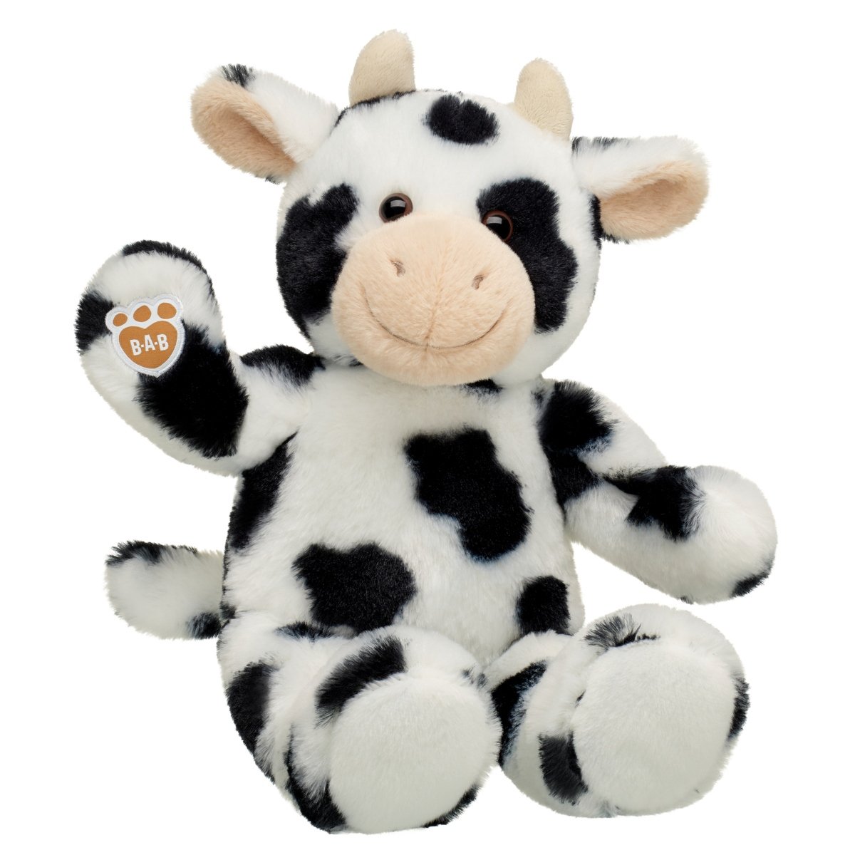 Peluche Vaca Blanca Build-A-Bear