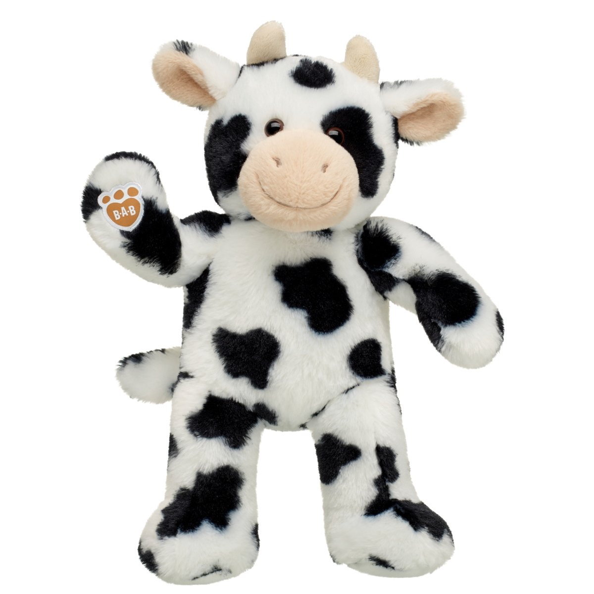 Peluche Vaca Blanca Build-A-Bear
