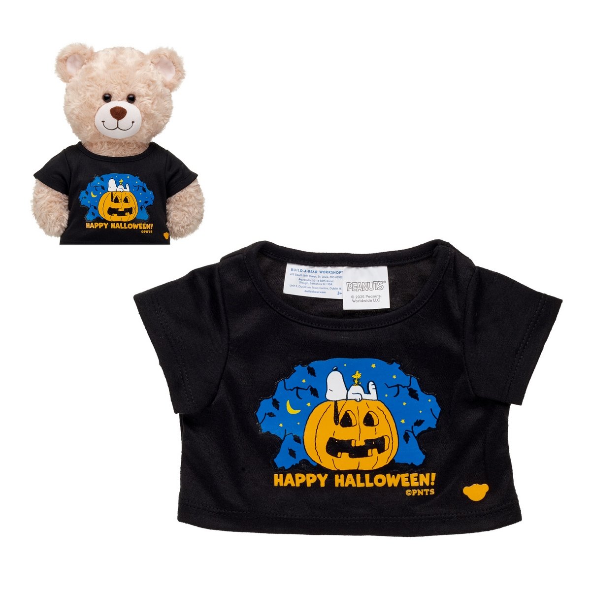 Polera Snoopy Hwn 25 Peanuts Build-A-Bear