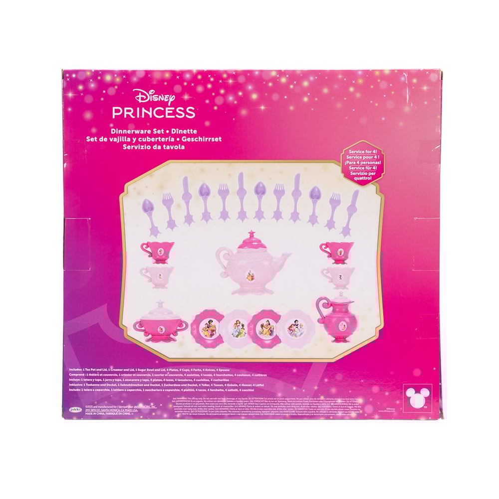 Set De Vajilla 28 Pcs Princesas De Disney