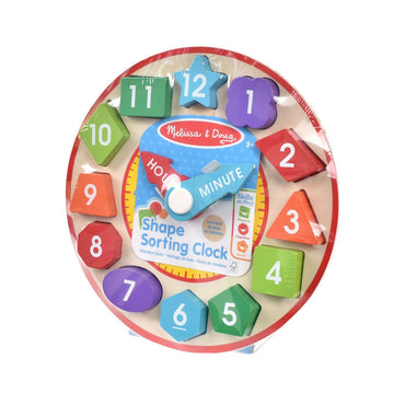 Reloj Con Figuras De Encaje De Madera Melissa And Doug