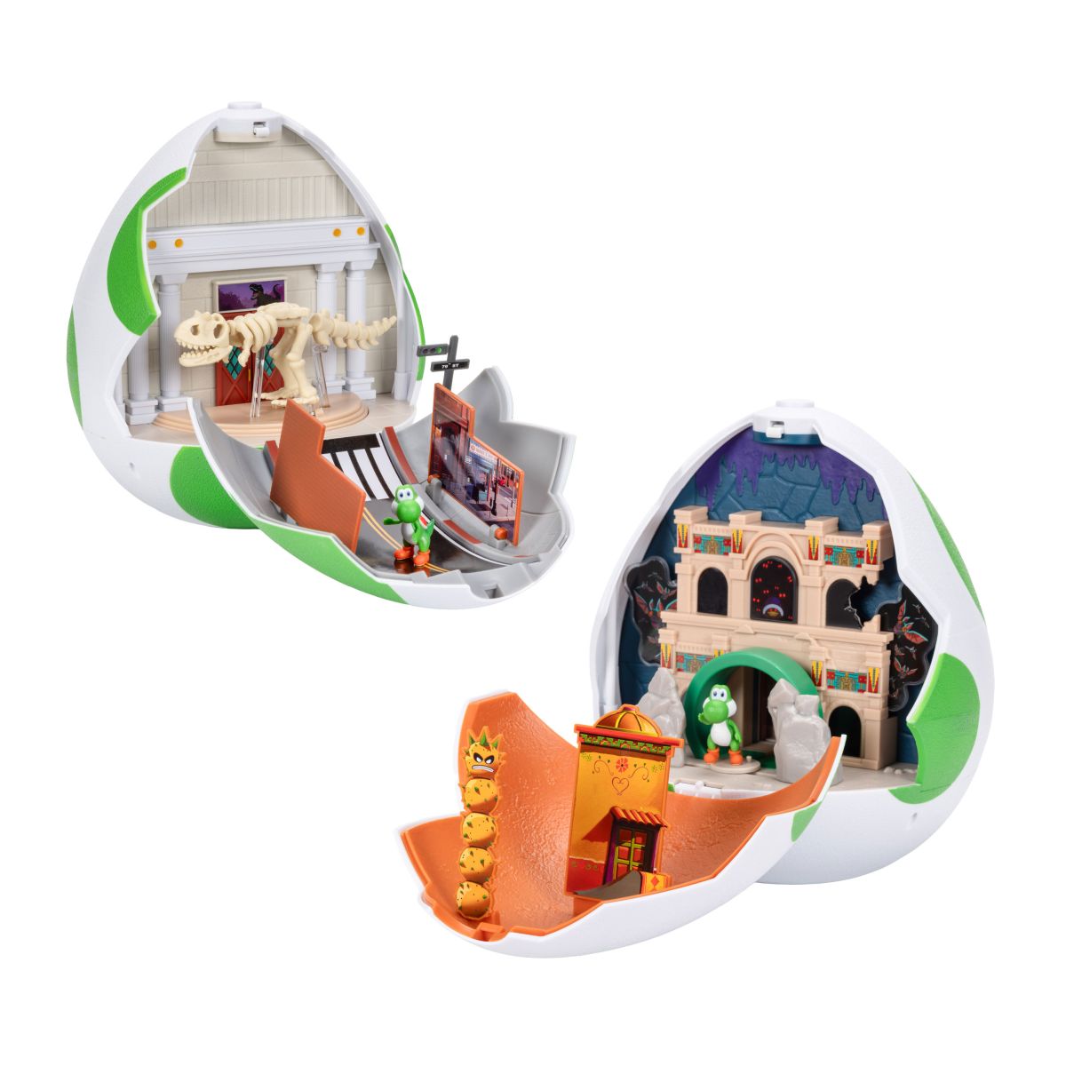 Playset Basico Huevo De Yoshi Con Figura 4 Cm Nintendo Pelicula