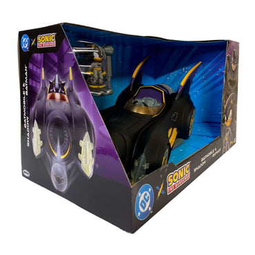 Batimovil Y Figura Shadow 6 Cms Sonic Dc Comics