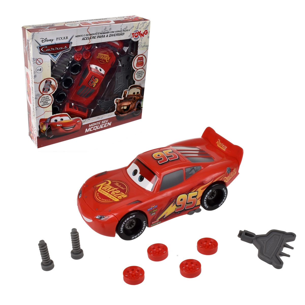 Auto Diy 19 Cm Rayo Mcqueen Cars