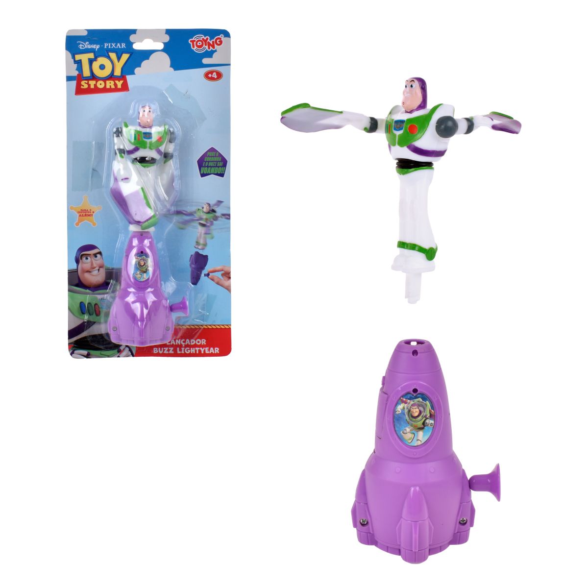 Figura Voladora Con Lanzador Buzz Lightyear Toy Story