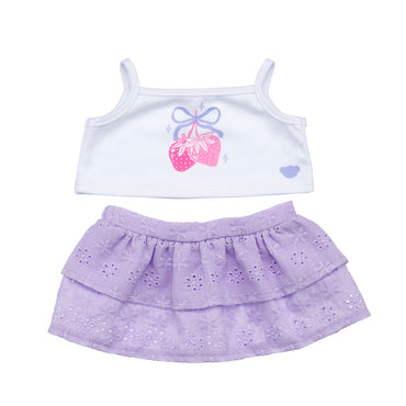 Set 2 Piezas Broderie Morado Build-A-Bear
