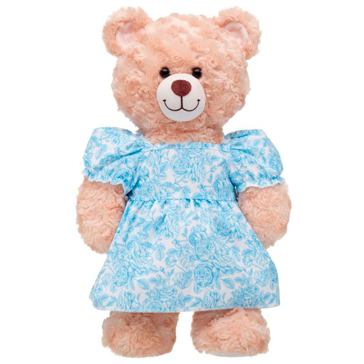 Vestido Floral Azul Build-a-bear