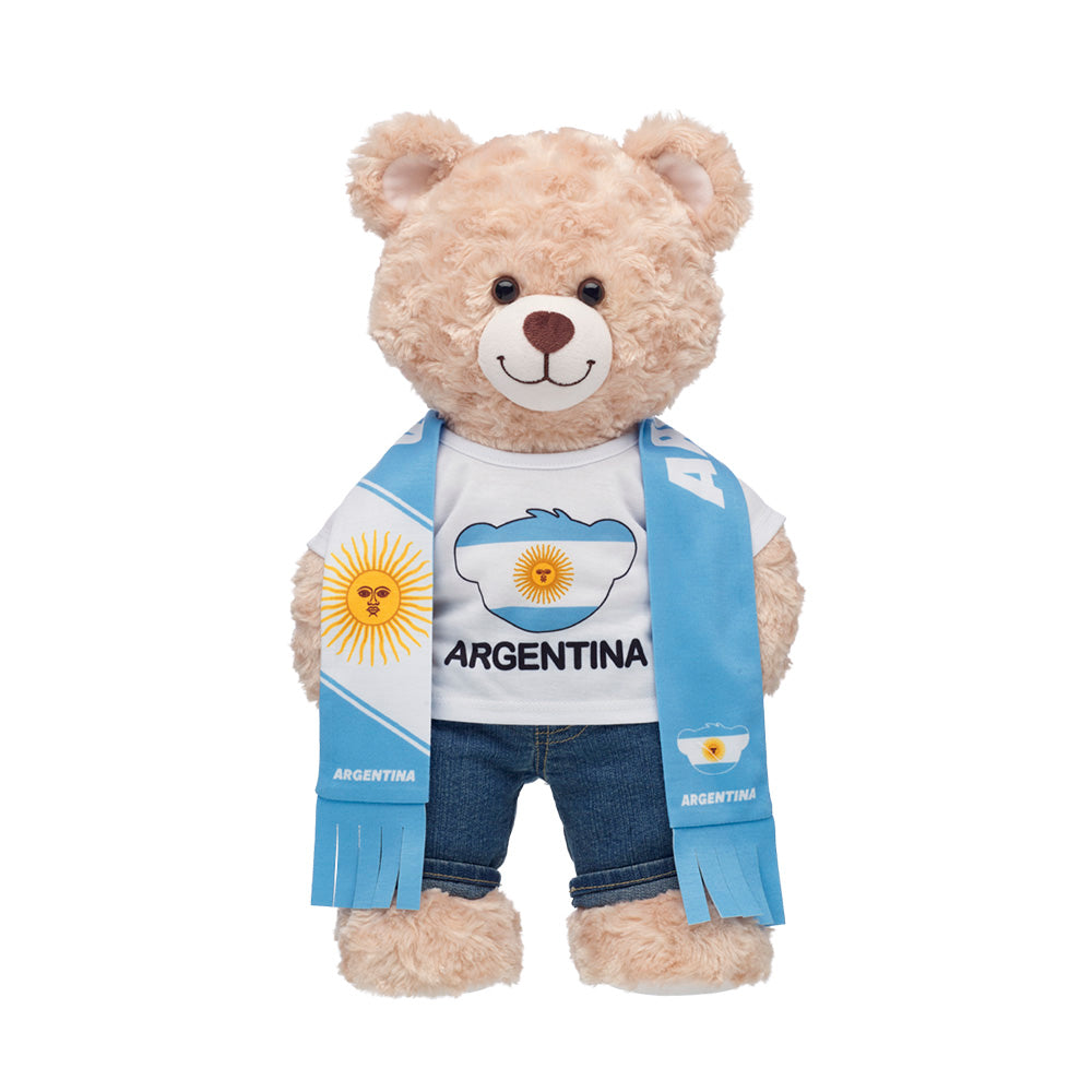 Set Polera Y Bufanda Argentina Build-a-bear