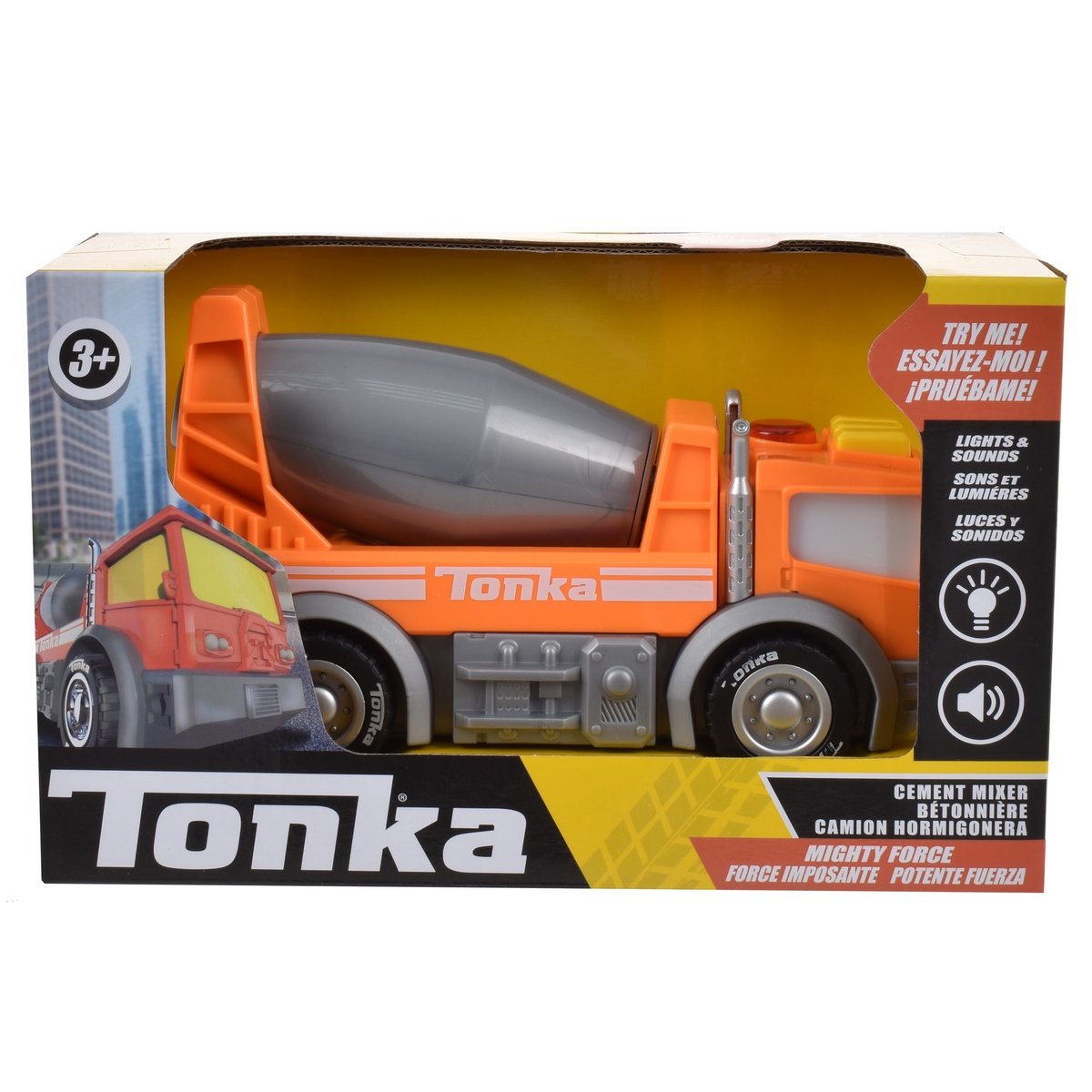 Vehiculo Tonka 18 Cms Con Luces Y Sonidos - Camion Hormigonera