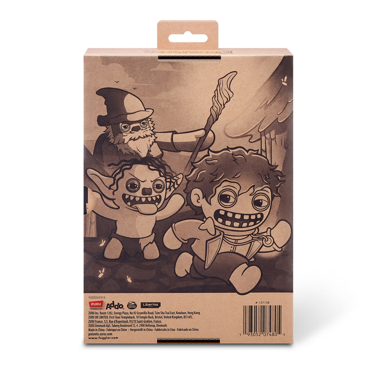 Peluche Fugglers De 23 Cms El Se¤or De Los Anillos De Zuru - Frodo