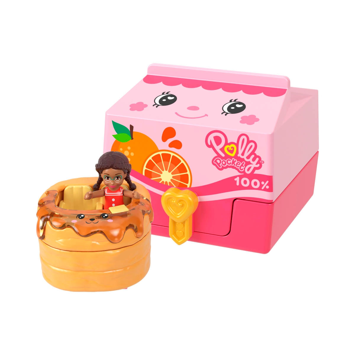 Polly Pocket  Set De Juego Compacto Reveal Comidita Rápida