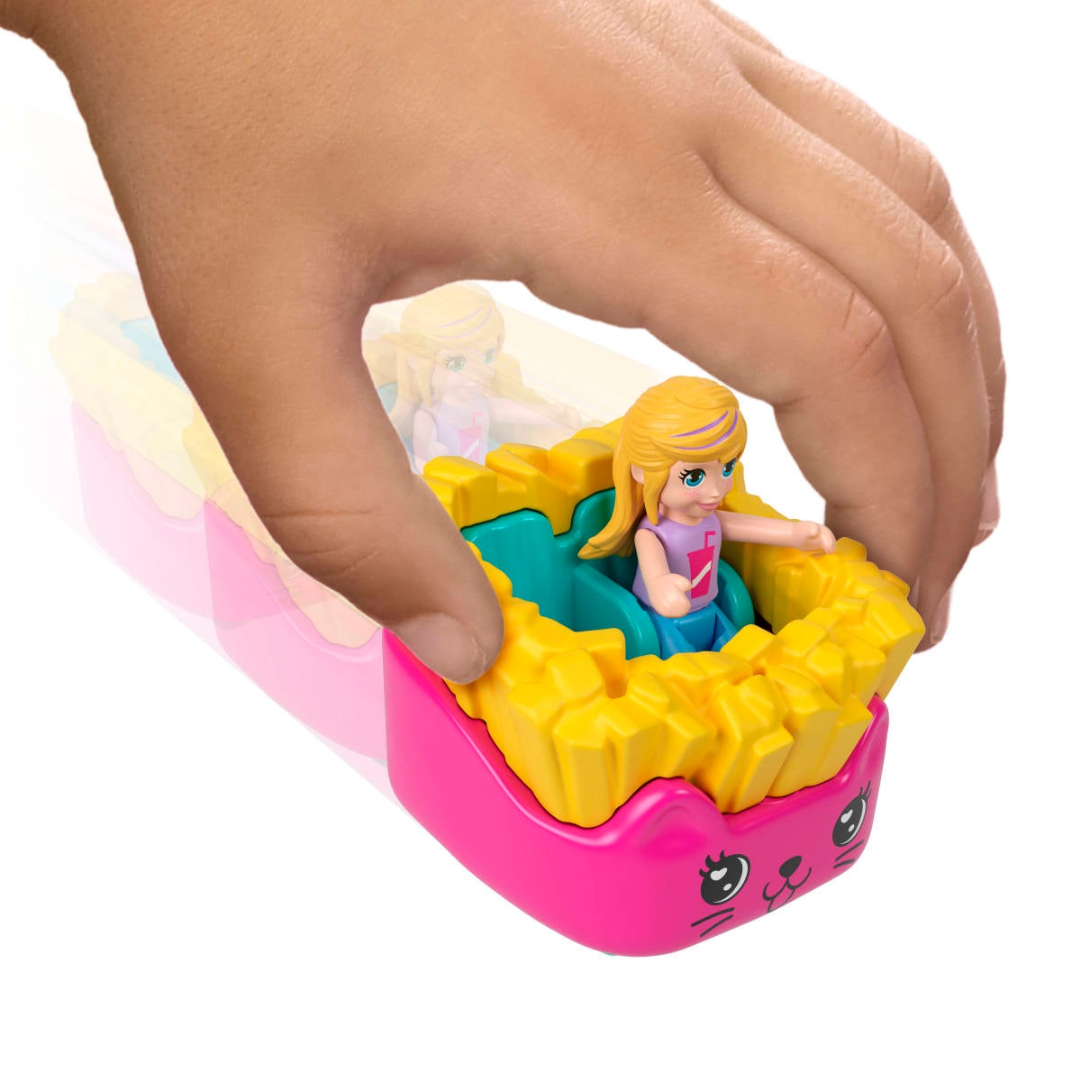 Polly Pocket  Set De Juego Compacto Reveal Comidita Rápida