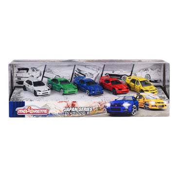 Majorette Japan Series Pack de 5 Vehículos Japoneses