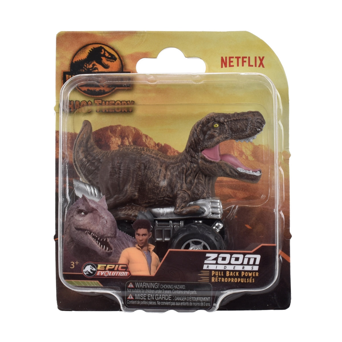 Dinosaurio Vehiculo Pullback Jurassic World - T.rex