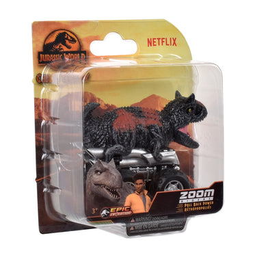 Dinosaurio Vehiculo Pullback Jurassic World - Carnotaurus