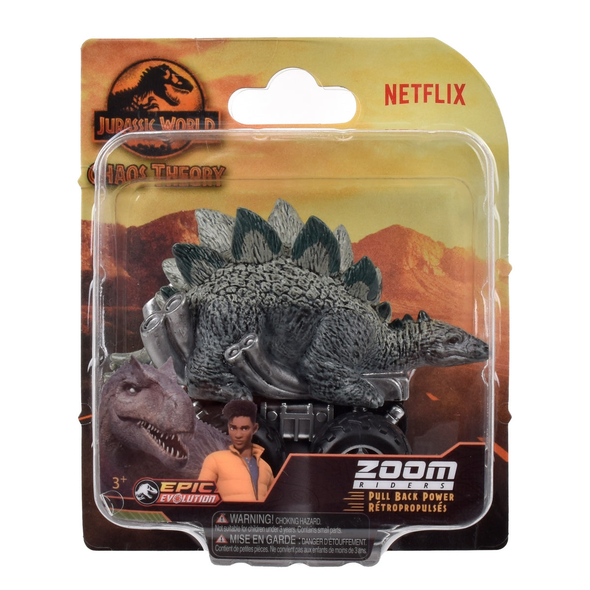 Dinosaurio Vehiculo Pullback Jurassic World - Stegosaurus