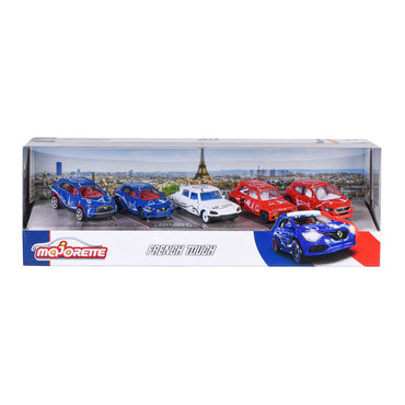 Majorette French Touch Pack de 5 Vehículos Coleccionables