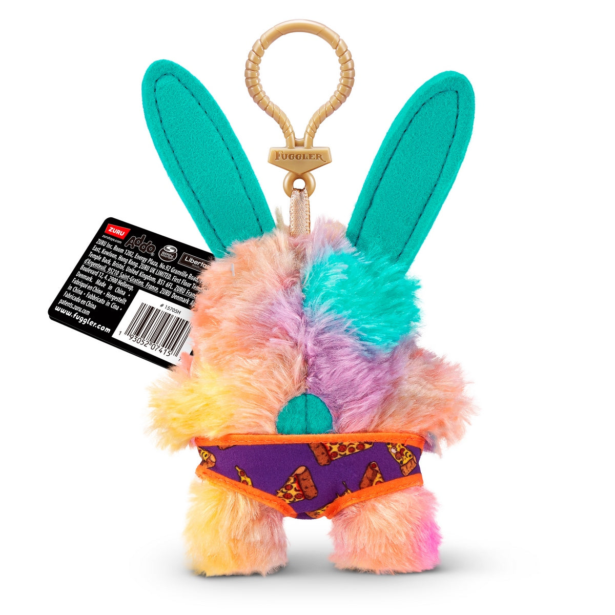 Peluche Llavero Fugglers De 13 Cms De Zuru - Multicolor