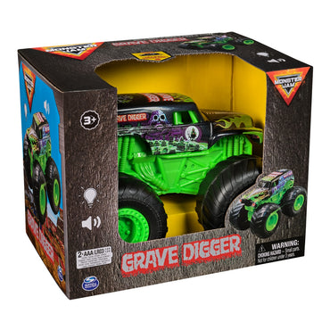 Monster Jam Auto C/Luz Y Sonido - Grave Digger