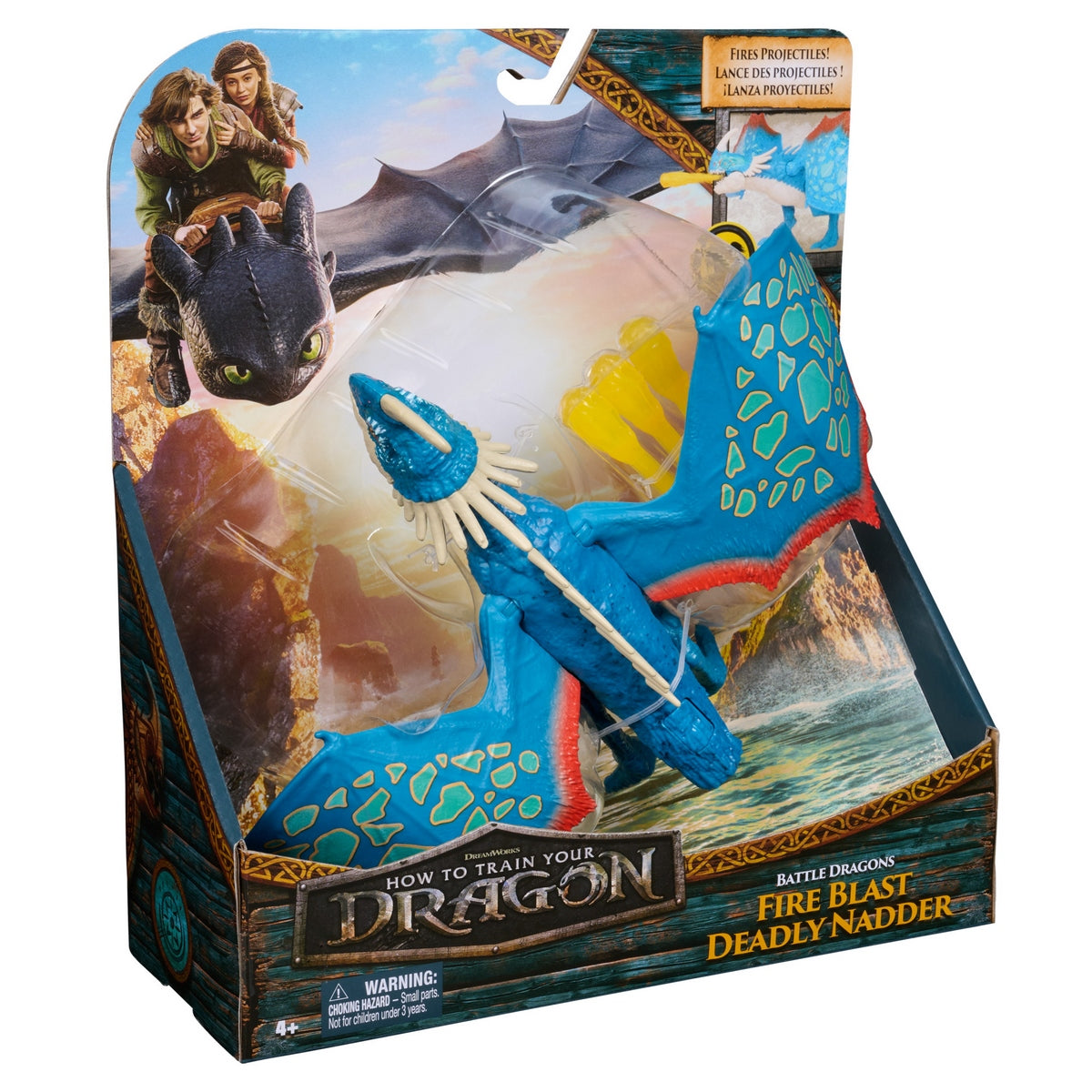 Como Entrenar A Tu Dragon Figuras Con Sonido - Deadly Nadder