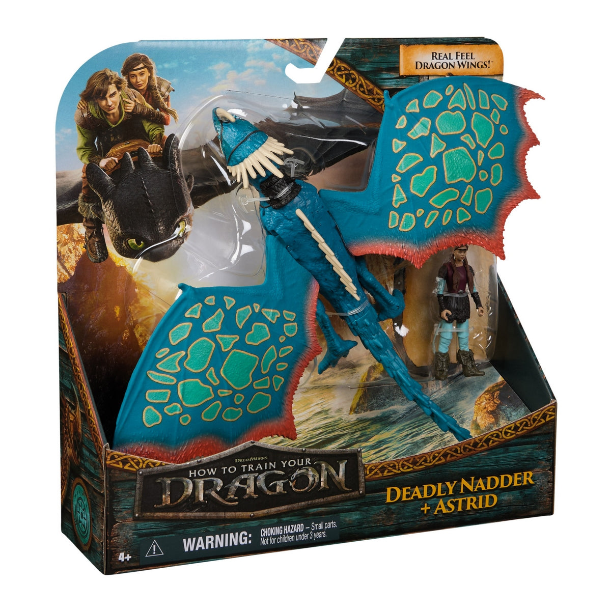Como Entrenar A Tu Dragon Con Vikingo - Deadly Nadder+Astrid