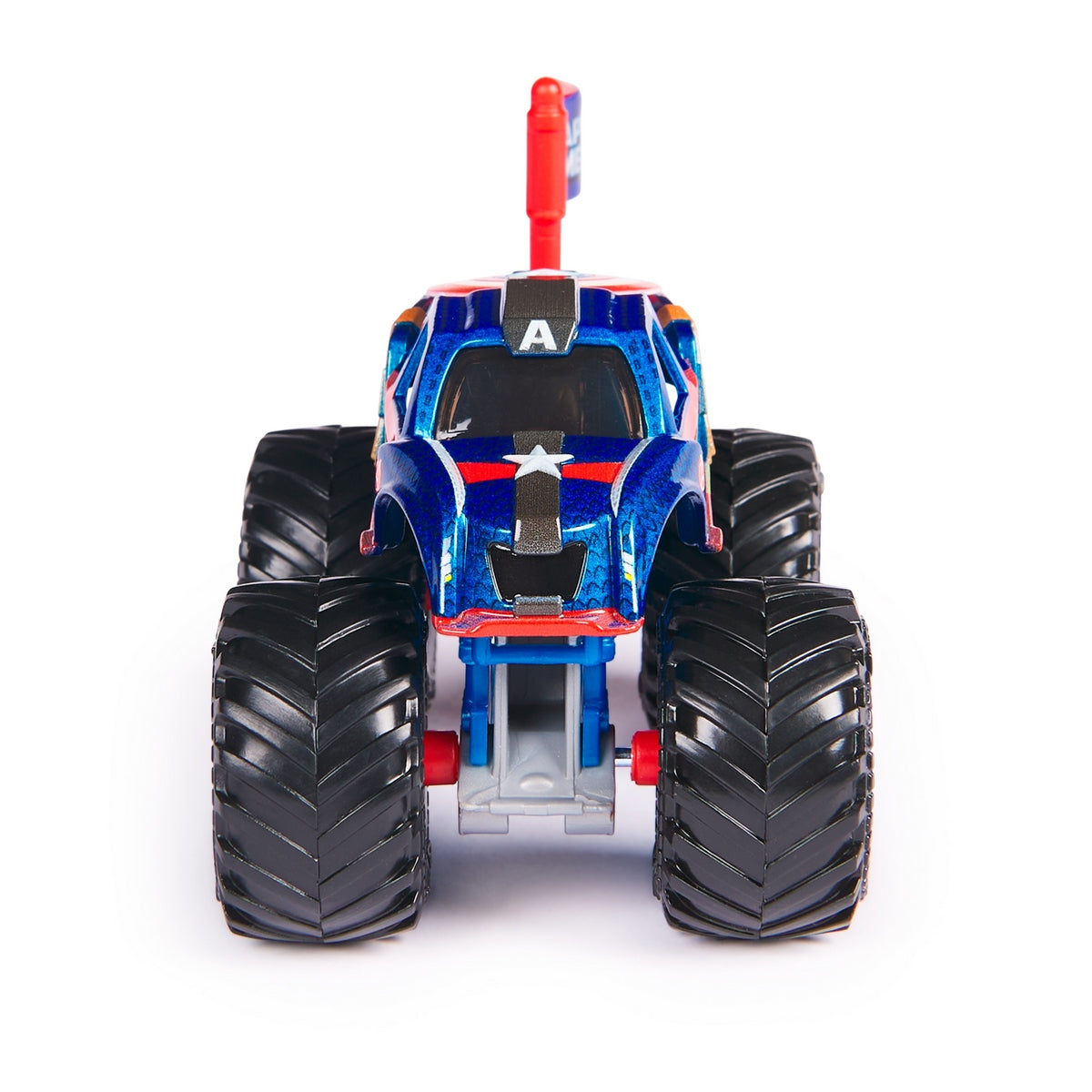 Monster Jam Vehiculos Metalicos 1:64 Marvel - Captain Amaerica