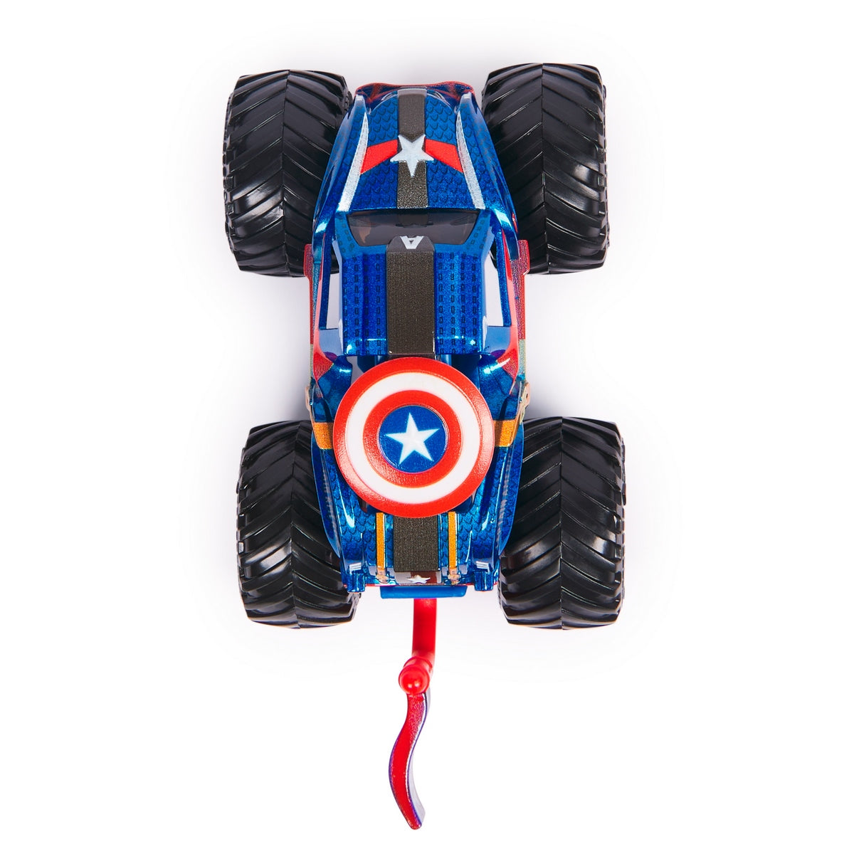 Monster Jam Vehiculos Metalicos 1:64 Marvel - Captain Amaerica