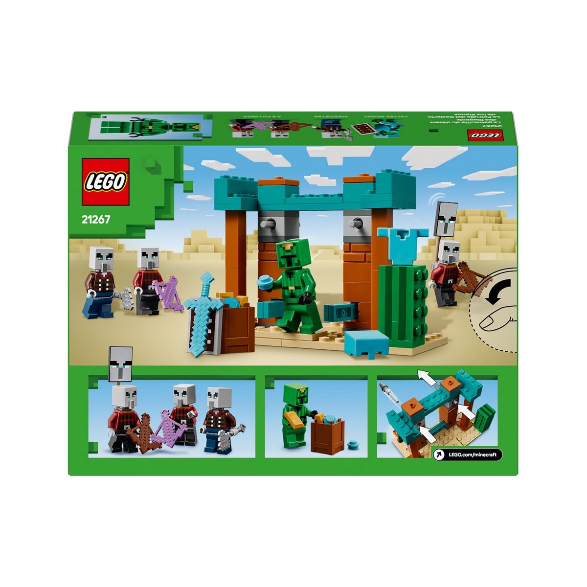 La Patrulla Del Desierto De Los Maldean Lego Minecraft