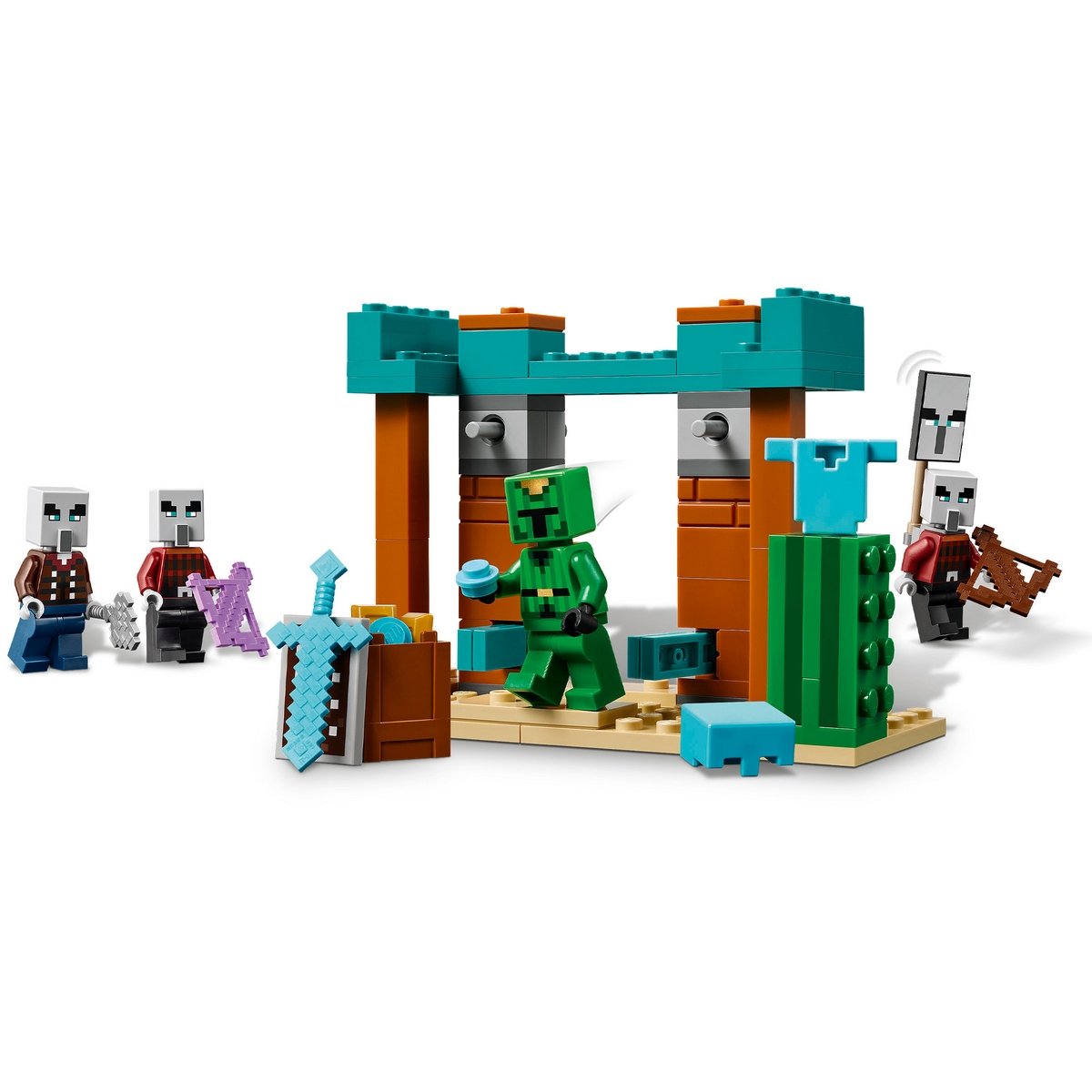 La Patrulla Del Desierto De Los Maldean Lego Minecraft