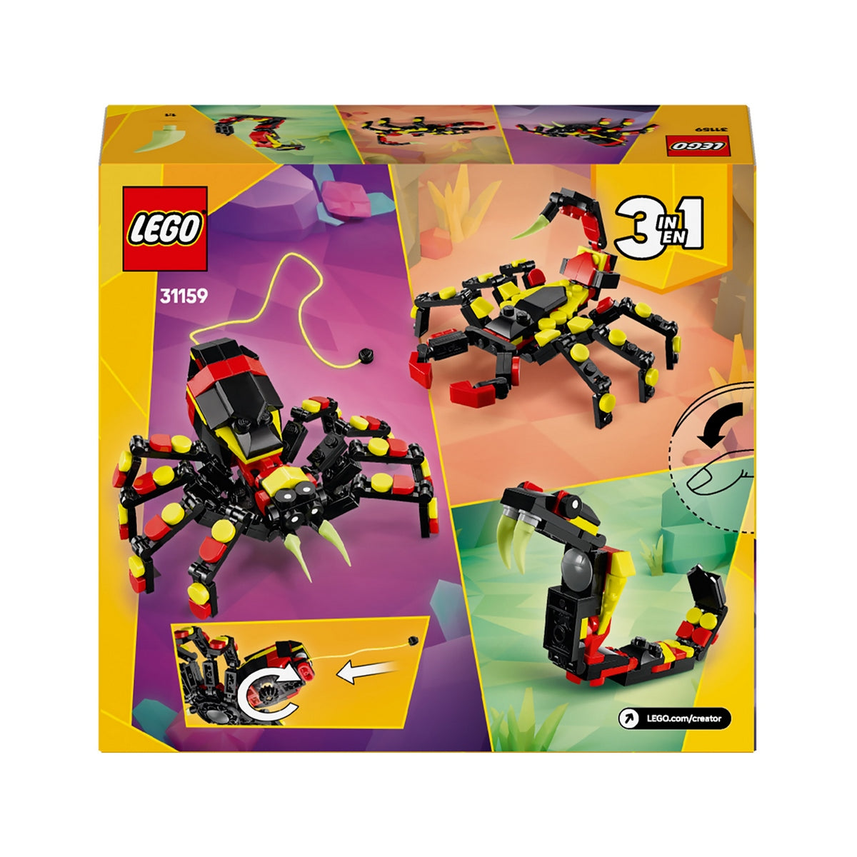 Fauna Salvaje Araña Misteriosa Lego Creator