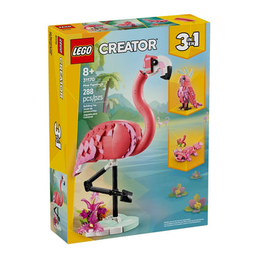 Fauna Salvaje Flamenco Rosa Lego Creator