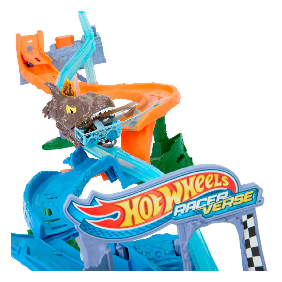 Hot Wheels Racerverse Pista De Juguete Jurassic World