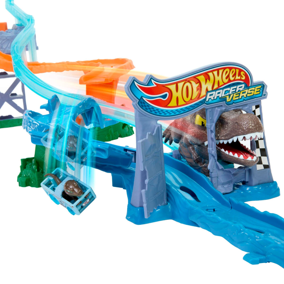Hot Wheels Racerverse Pista De Juguete Jurassic World
