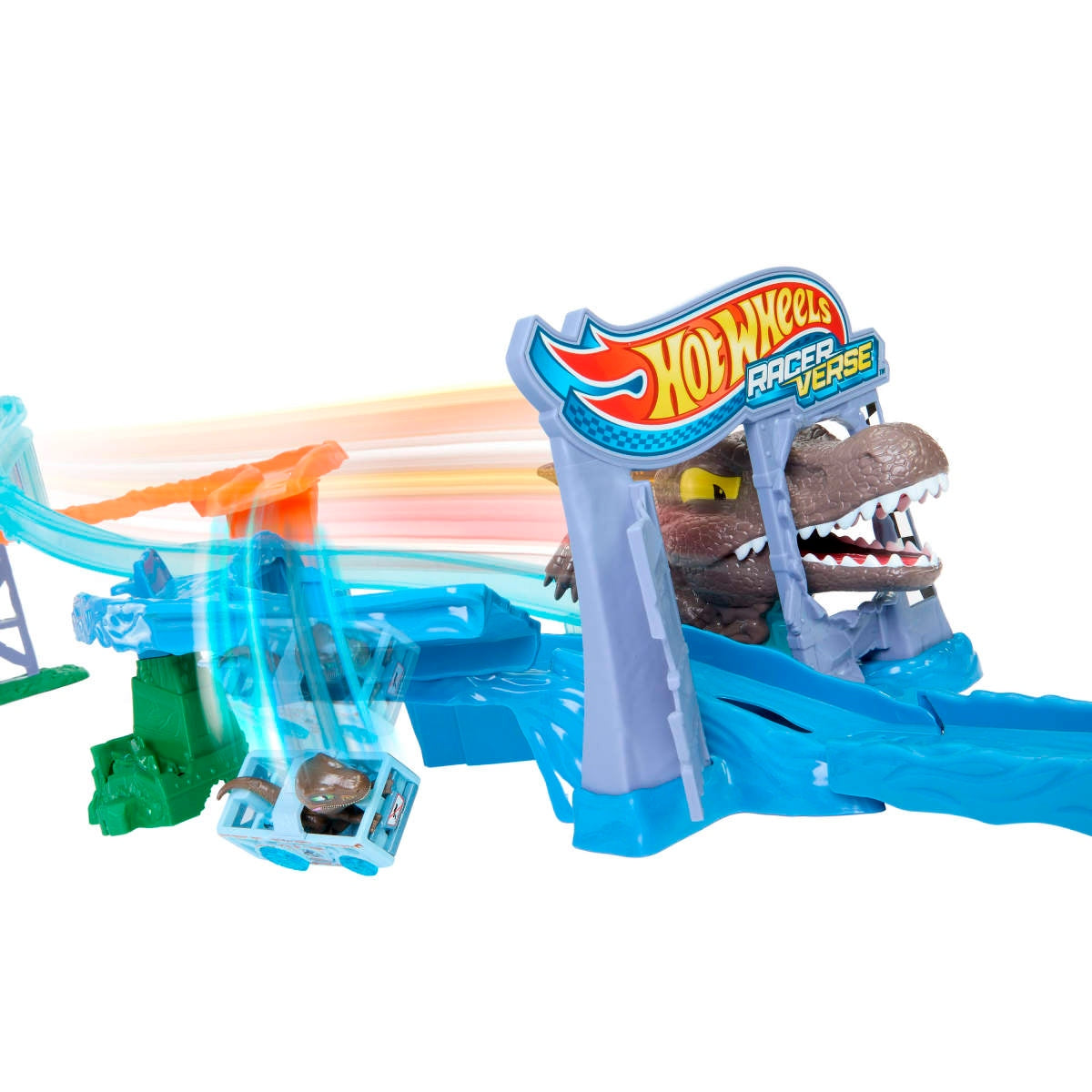 Hot Wheels Racerverse Pista De Juguete Jurassic World