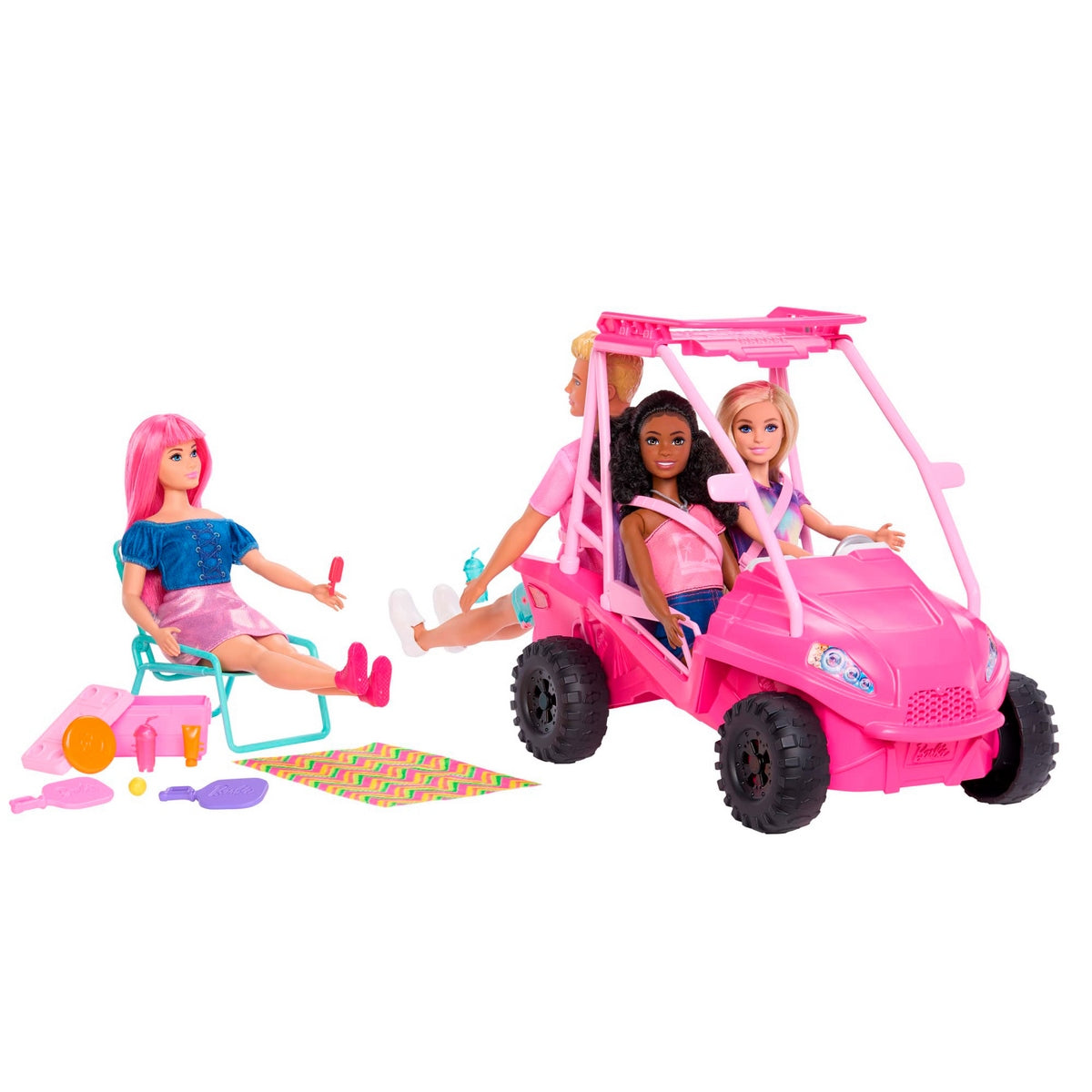Barbie Detectives En La Playa Vehículo Buggy De Playa
