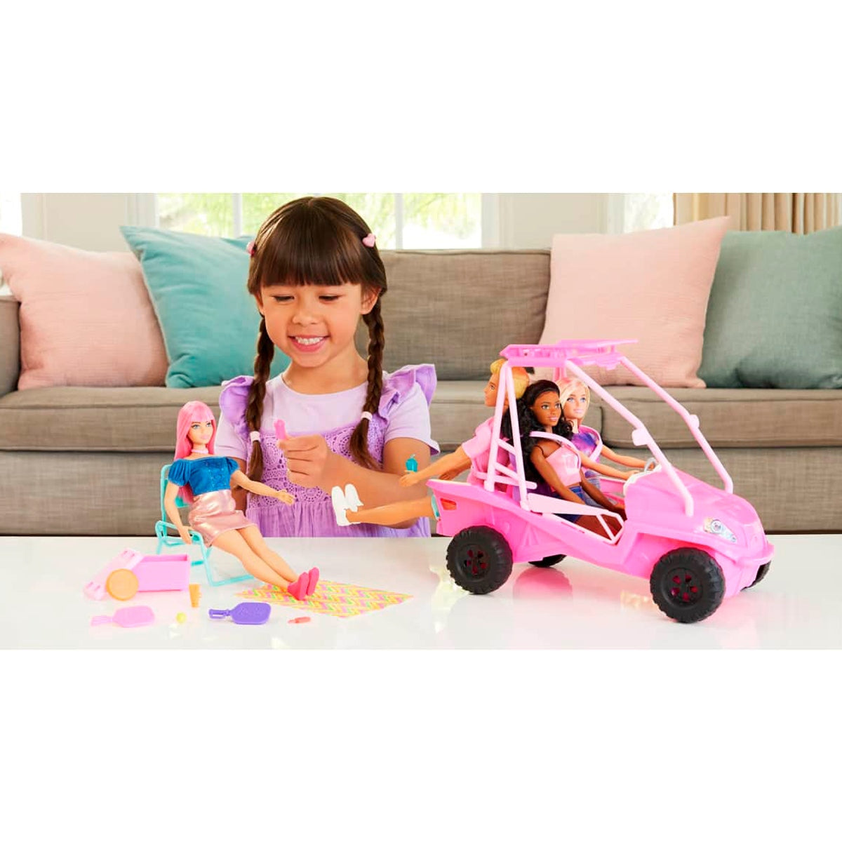 Barbie Detectives En La Playa Vehículo Buggy De Playa
