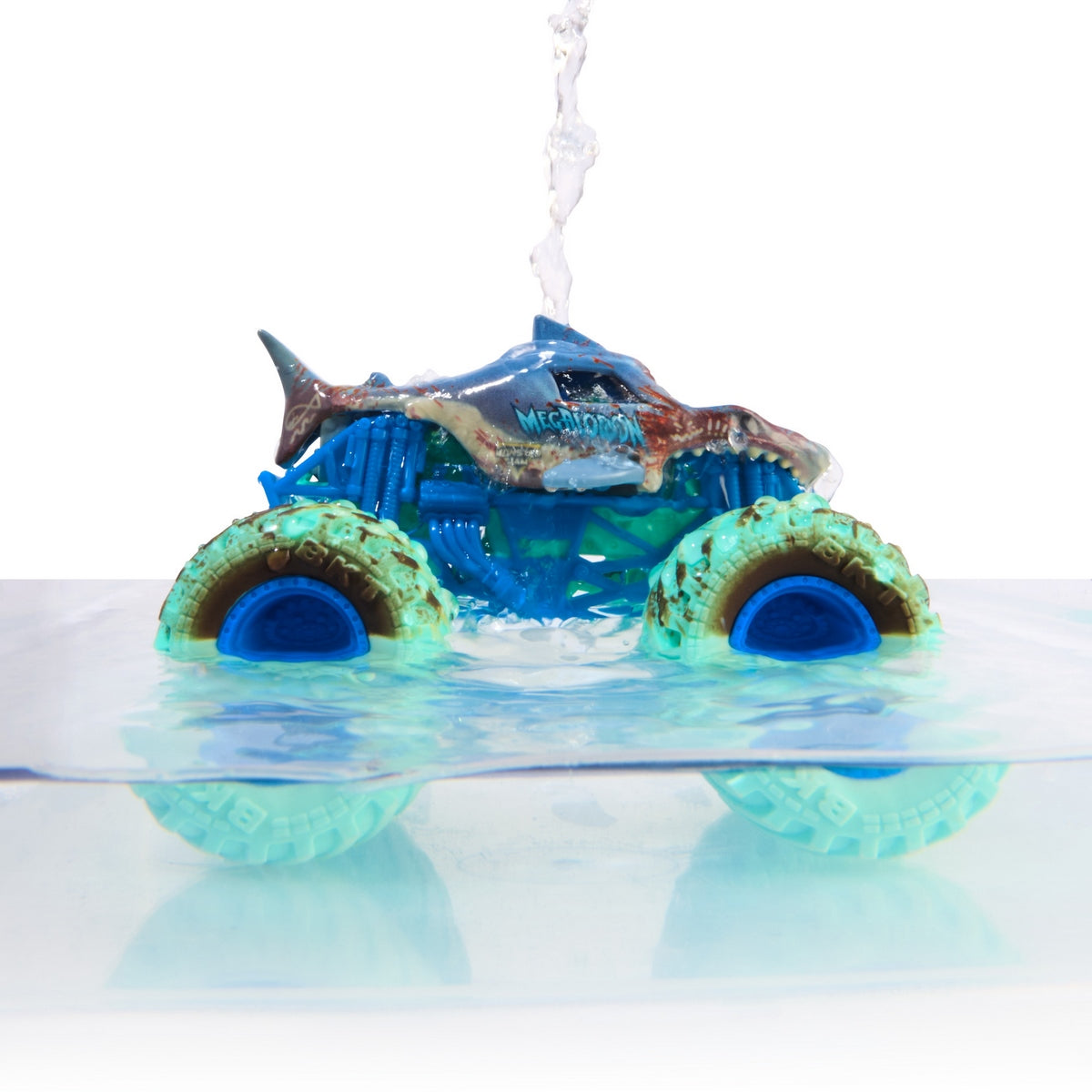 Monster Jam Veh 1:64 Cambia Color - Megalodon